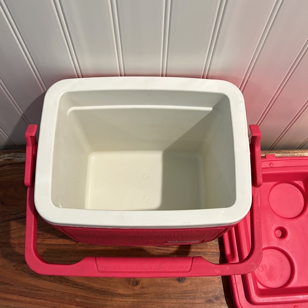 Rare✨Vintage-Igloo Legend 10 Pink Cooler Like New - Picture 6 of 16
